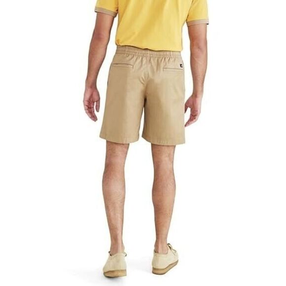 Dockers Mens Straight-Fit Ultimate Pull-On Shorts Harvest Gold Size Large - Picture 2 of 3